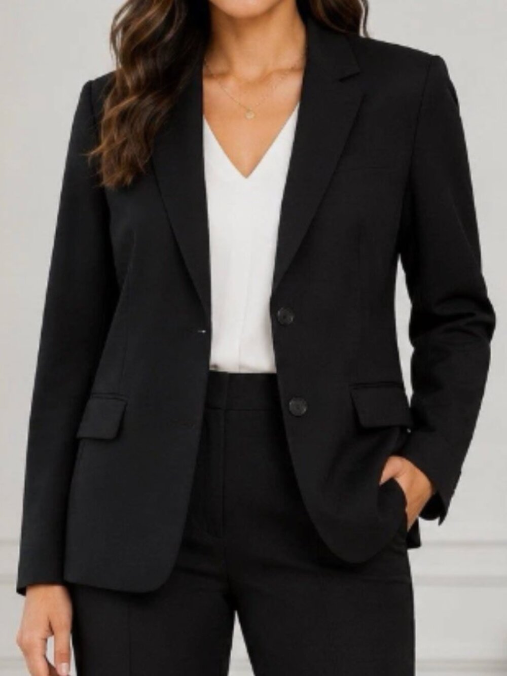 Old Navy Taylor Relaxed Suit Blazer (Black, 2X, NWT)